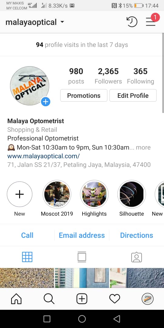 Sponsorship Club - MO INSTA - Optometrist | Optical Shop