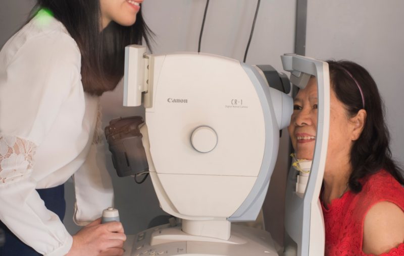 Optometrist Eye Check Up