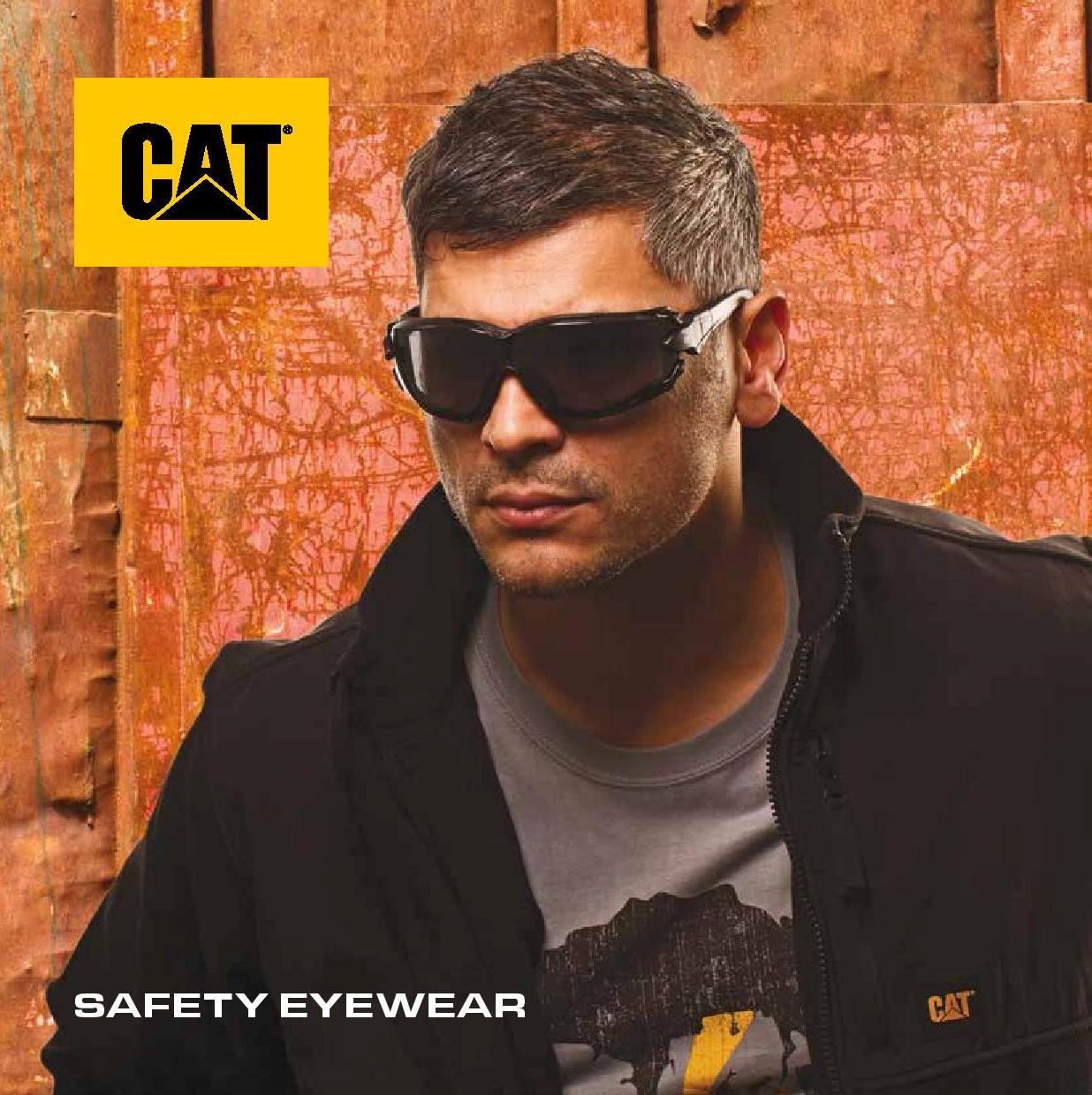 CAT SAFETY EYEWEAR CATERPILLAR DIGGER Protective Anti-Scratch Work Sunglas 