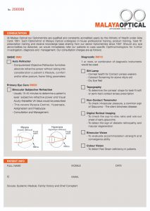 Eye Consultation Charges 1