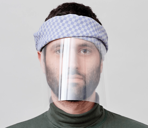 Mykita towel face shield