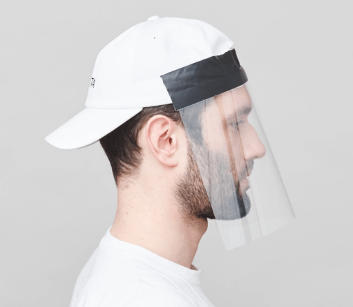 Mykita cap face shield