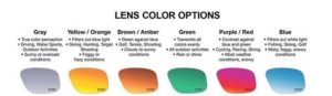 lens colour for sunglasses