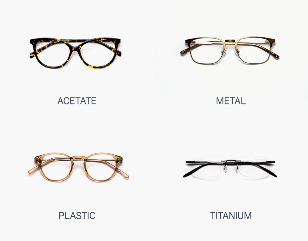 Spectacles Frame materials