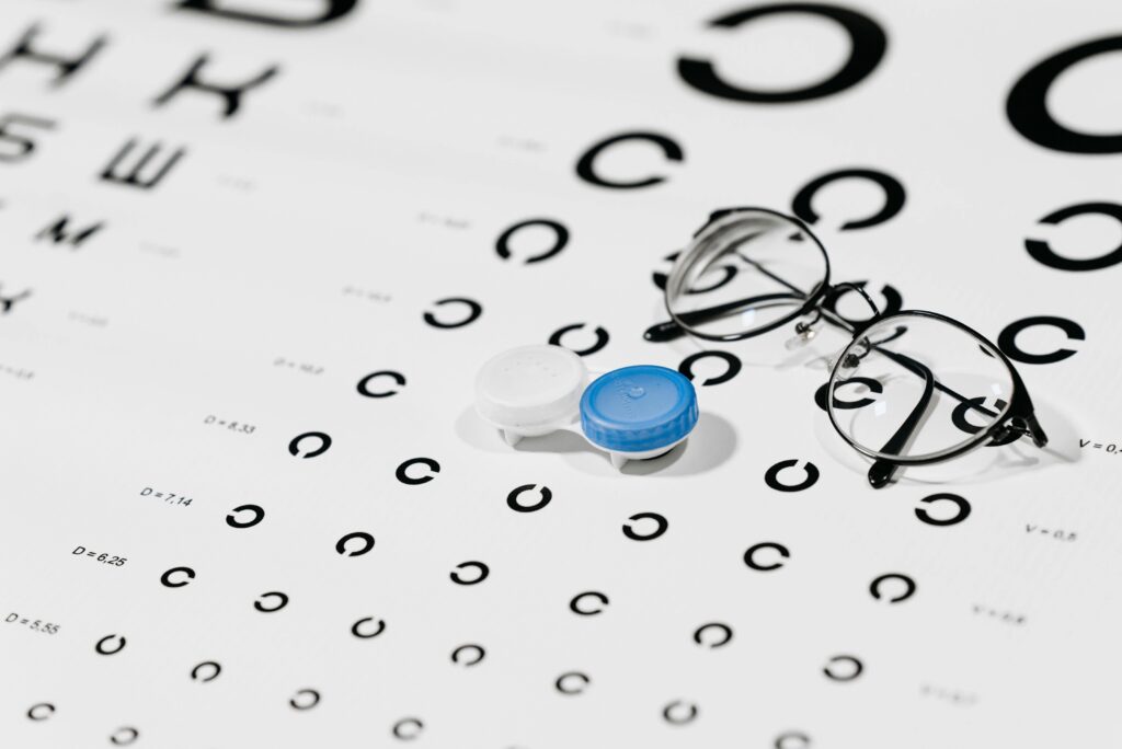 contact lenses with frame glasses (2)