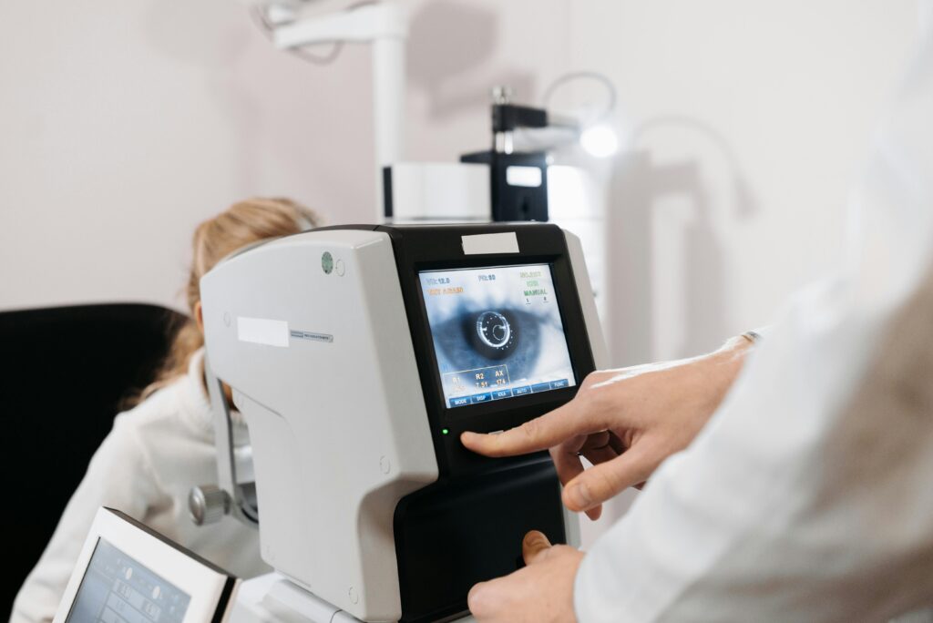 myopia control eye test
