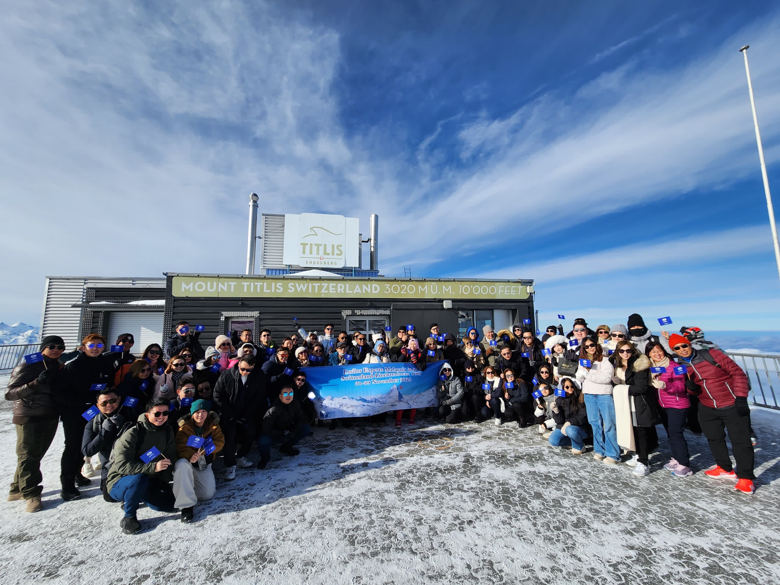 Essilor Expert Centre Switzerland Trip program