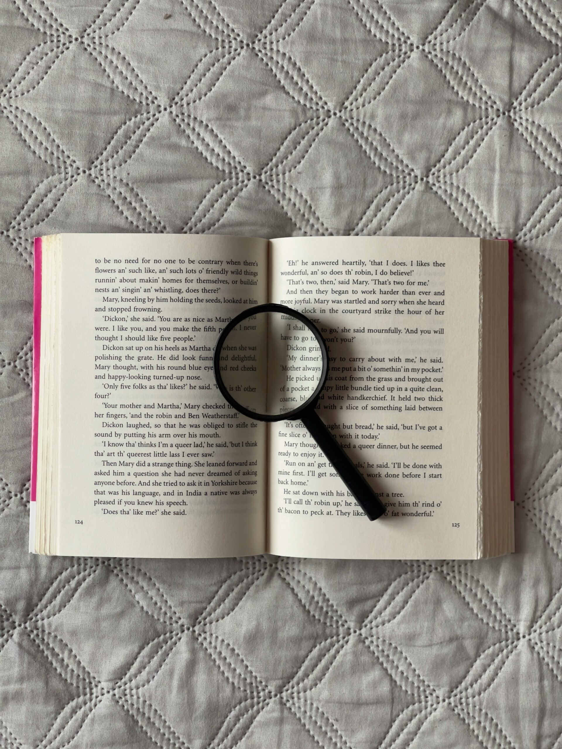 magnifying glass low vision aids reading books