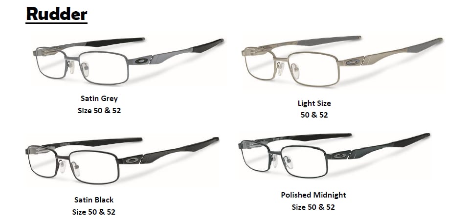 oakley rudder eyeglasses